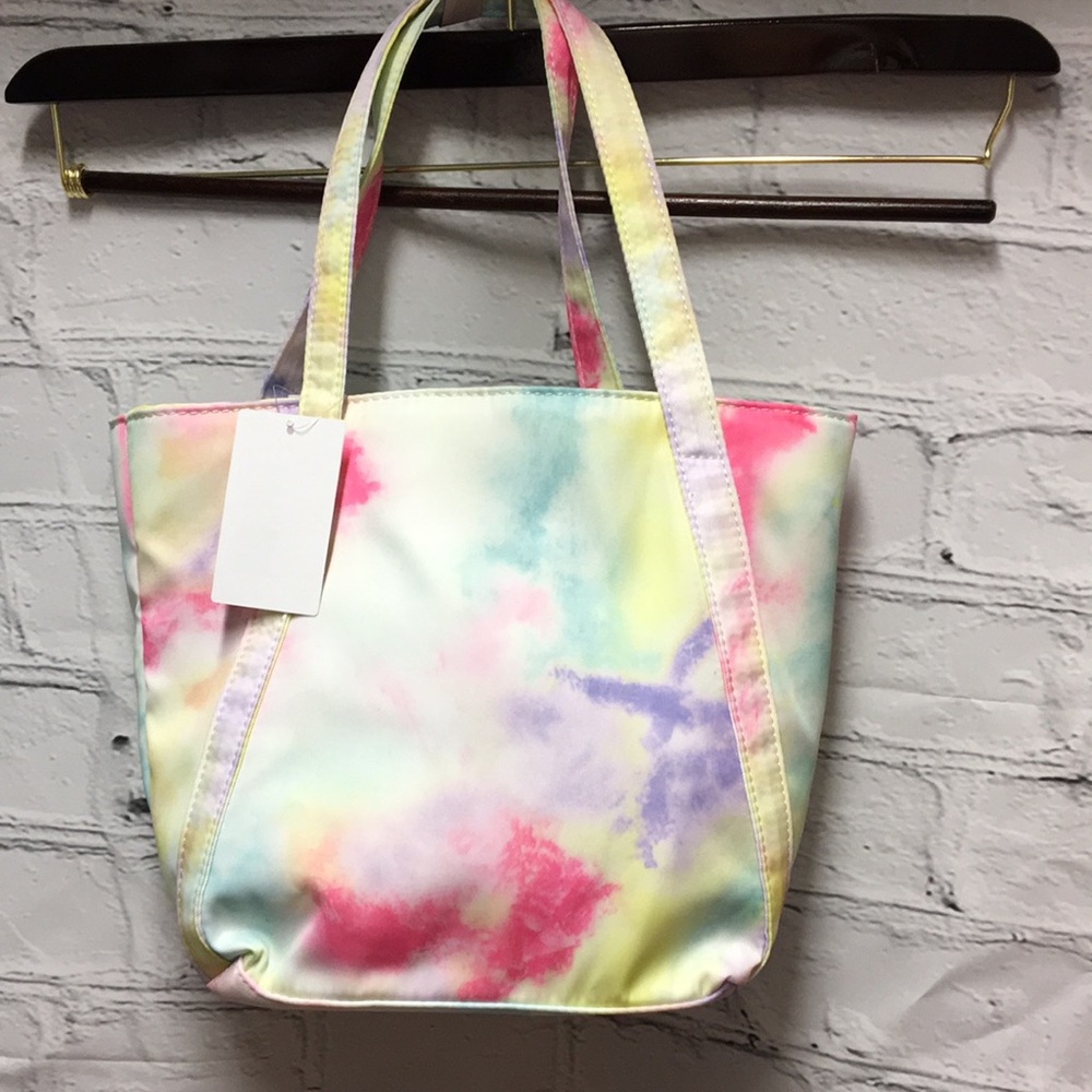 New Tote Bag for Teacher TIE DYE pink purple  Arts & Craft  Nylon Light weight